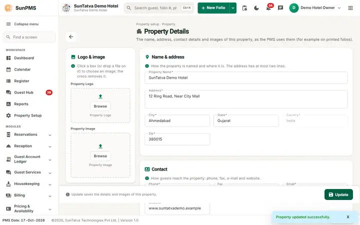 Property Detail: prop2 updated