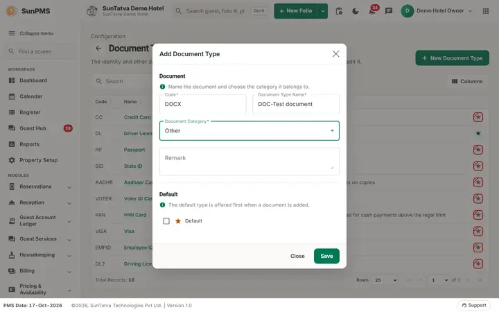 Document Type: doctype filled