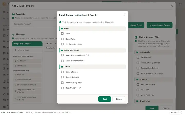 E-Mail Templates: email Template Attachment Events