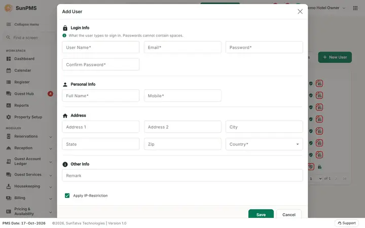 Users p2 new user