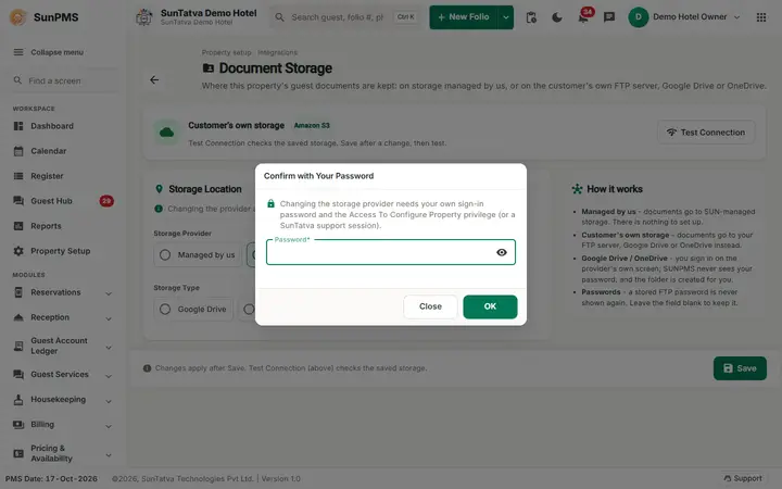 Document Storage: ds verify