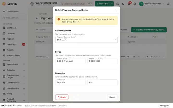 Payment Gateway Integration: pgd edit