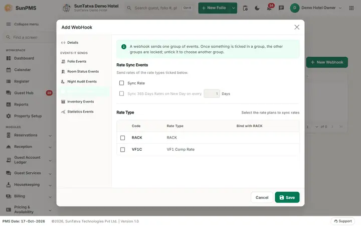 WebHook: wh tab rate