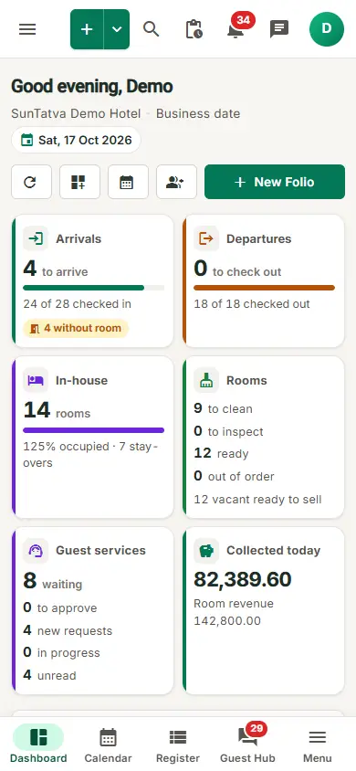 Phone and tablet layout: phone: dashboard with the bottom tab bar