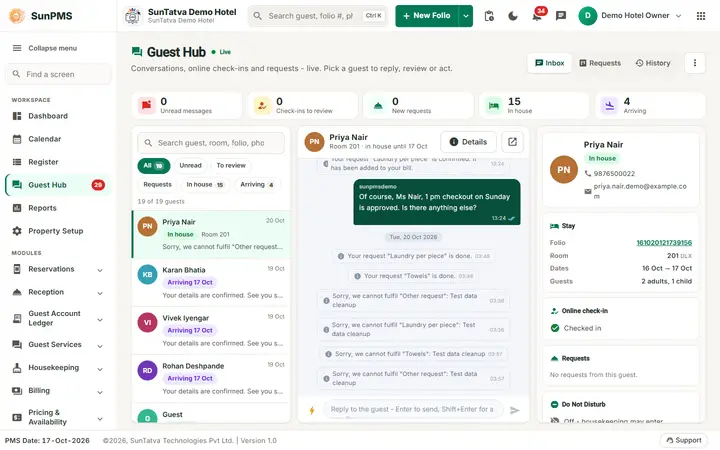 Guest Hub: hubt chat
