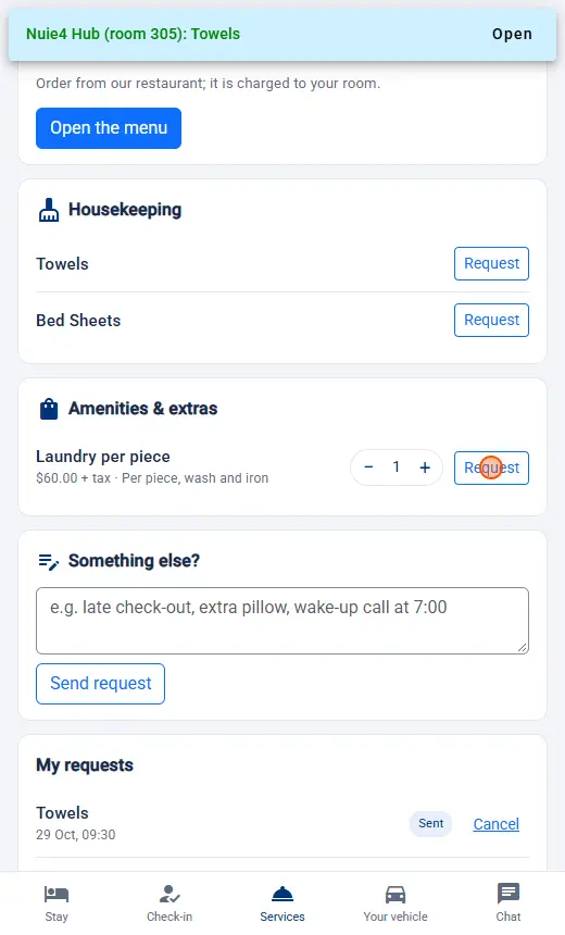 Guest Conversations: req guest requested
