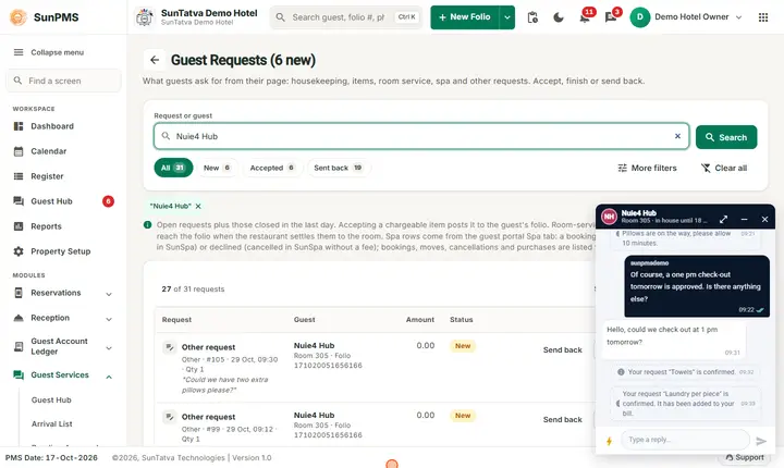 Guest Conversations: req accepted