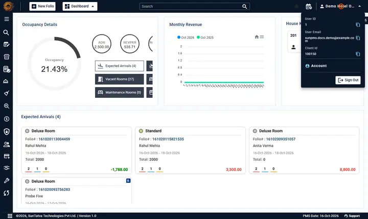 Shift Details, Shift End and Payment Denomination: shift user menu