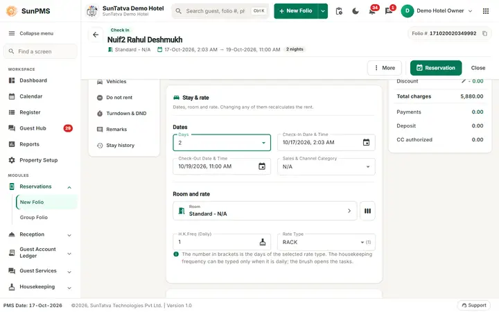 Sales & Channels overview: book dates