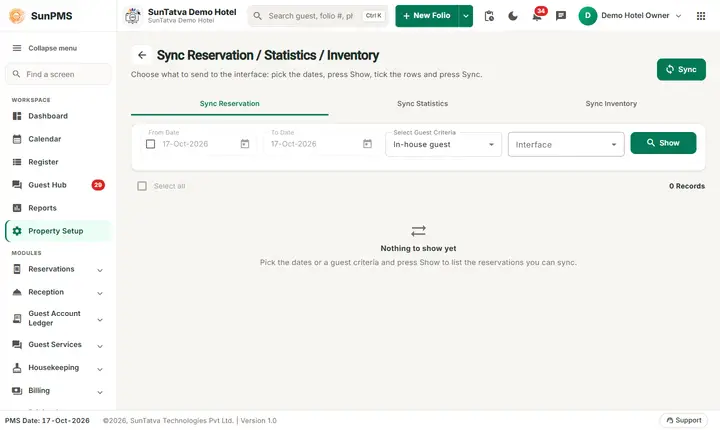 Reservation Sync