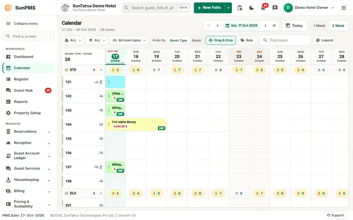 Property Calendar